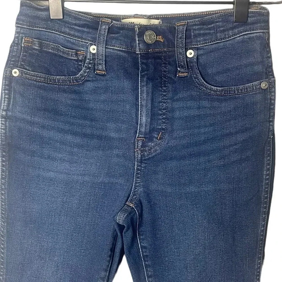 Madewell Women’s Size 25 Petite 10" High-Rise Skinny Jeans in Coronet Wash NG847 - Picture 3 of 9